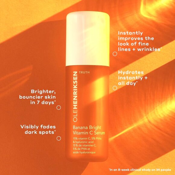 Ole Henriksen—Banana Bright 15% Vitamin C Serum—MID size (15mL) *New* - Picture 6 of 7